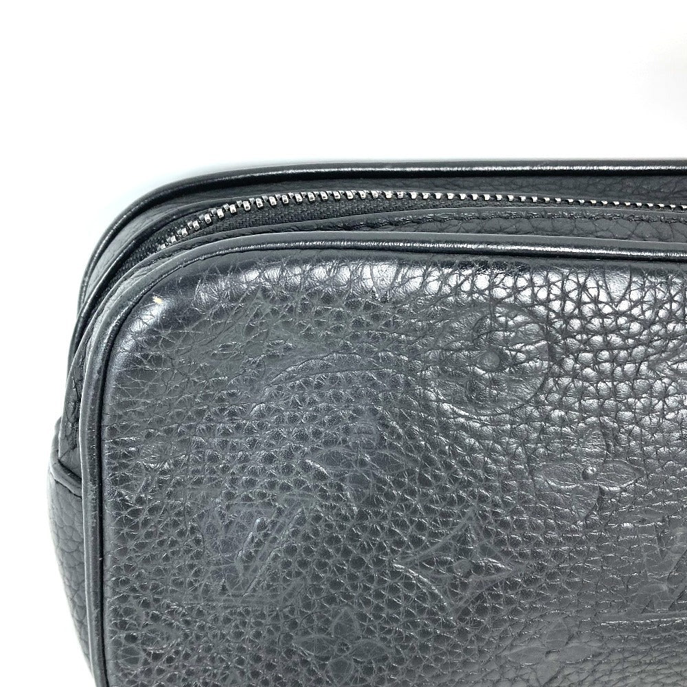 LOUIS VUITTON Clutch bag M55703 Taurillon Clemence Leather black Monogram Taurillon Clemence Chain Pochette Volga