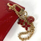 LOUIS VUITTON Coin case M91917 Monogram Vernis Canvas Red Monogram Vernis Unvelop Pratt