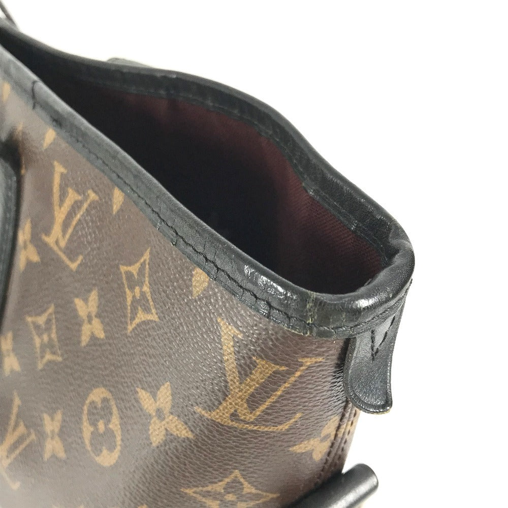 LOUIS VUITTON Shoulder Bag M56708 Monogram macacer canvas Brown Monogram macacer Davis unisex(Unisex) Used Authentic