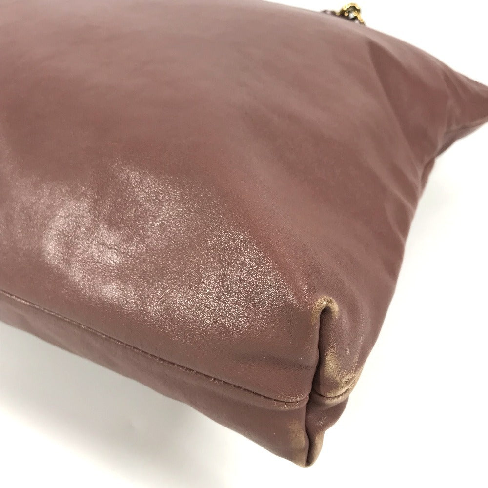 LOUIS VUITTON Shoulder Bag M94358 Calf leather pink Lockit Chain