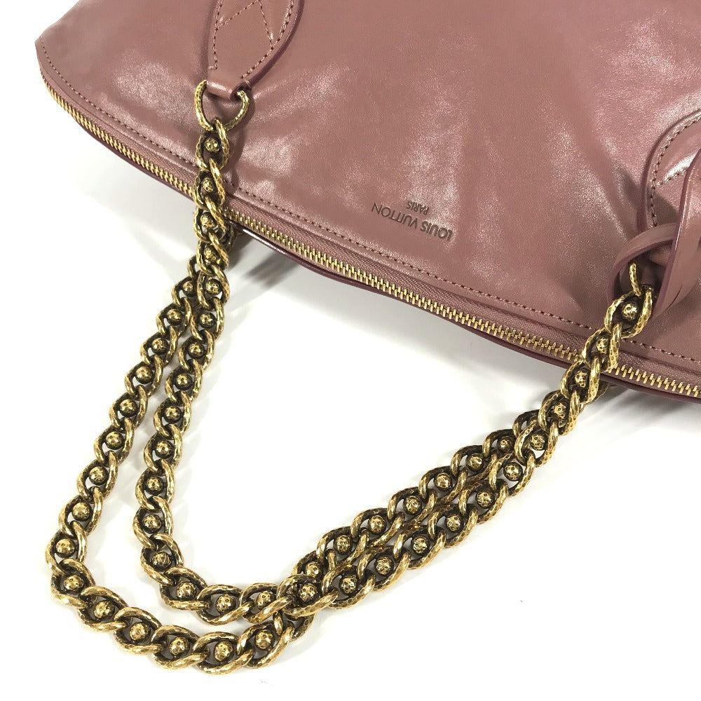 LOUIS VUITTON Shoulder Bag M94358 Calf leather pink Lockit Chain