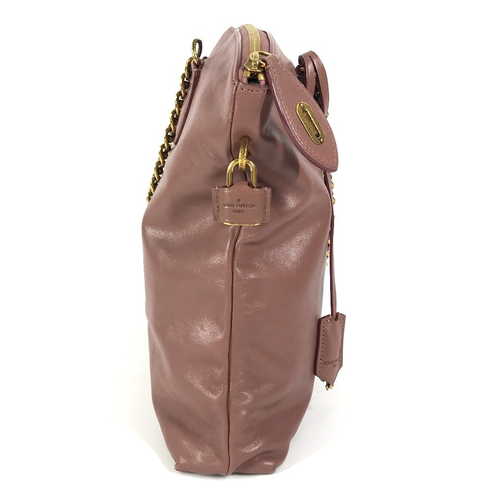 LOUIS VUITTON Shoulder Bag M94358 Calf leather pink Lockit Chain