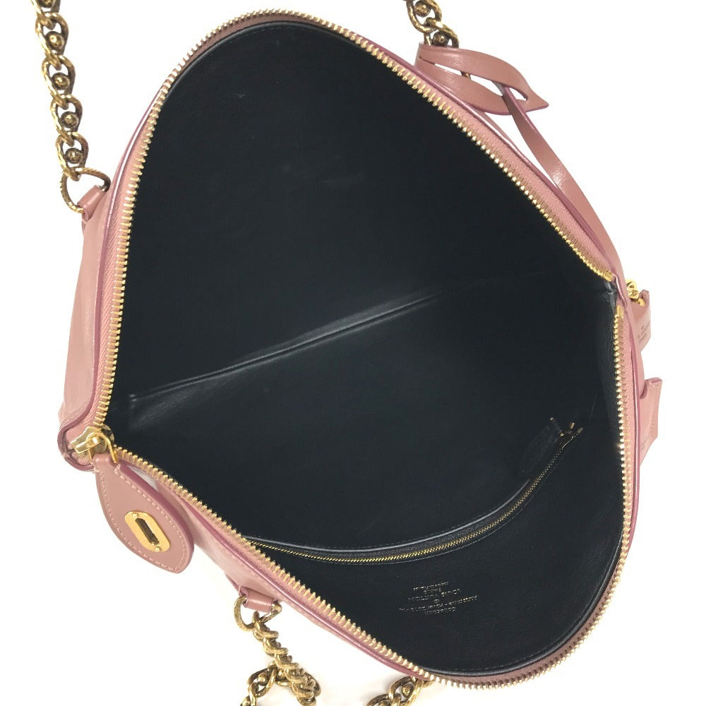 LOUIS VUITTON Shoulder Bag M94358 Calf leather pink Lockit Chain