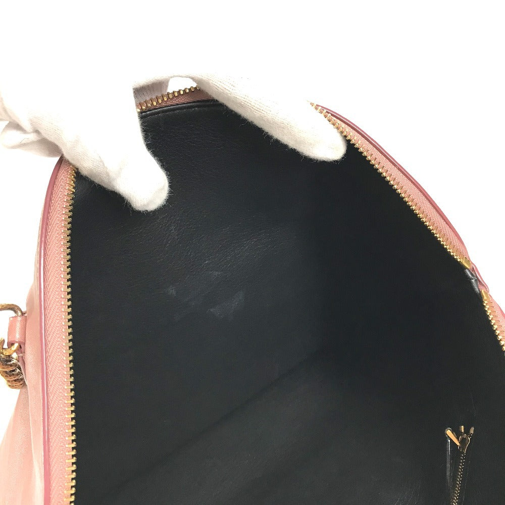 LOUIS VUITTON Shoulder Bag M94358 Calf leather pink Lockit Chain