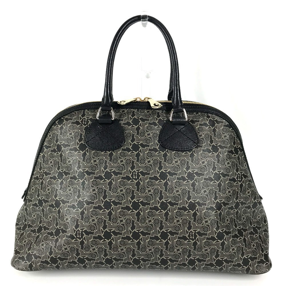 CELINE Handbag PVC / Leather black Sulky logo
