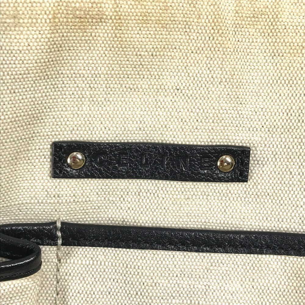 CELINE Handbag PVC / Leather black Sulky logo