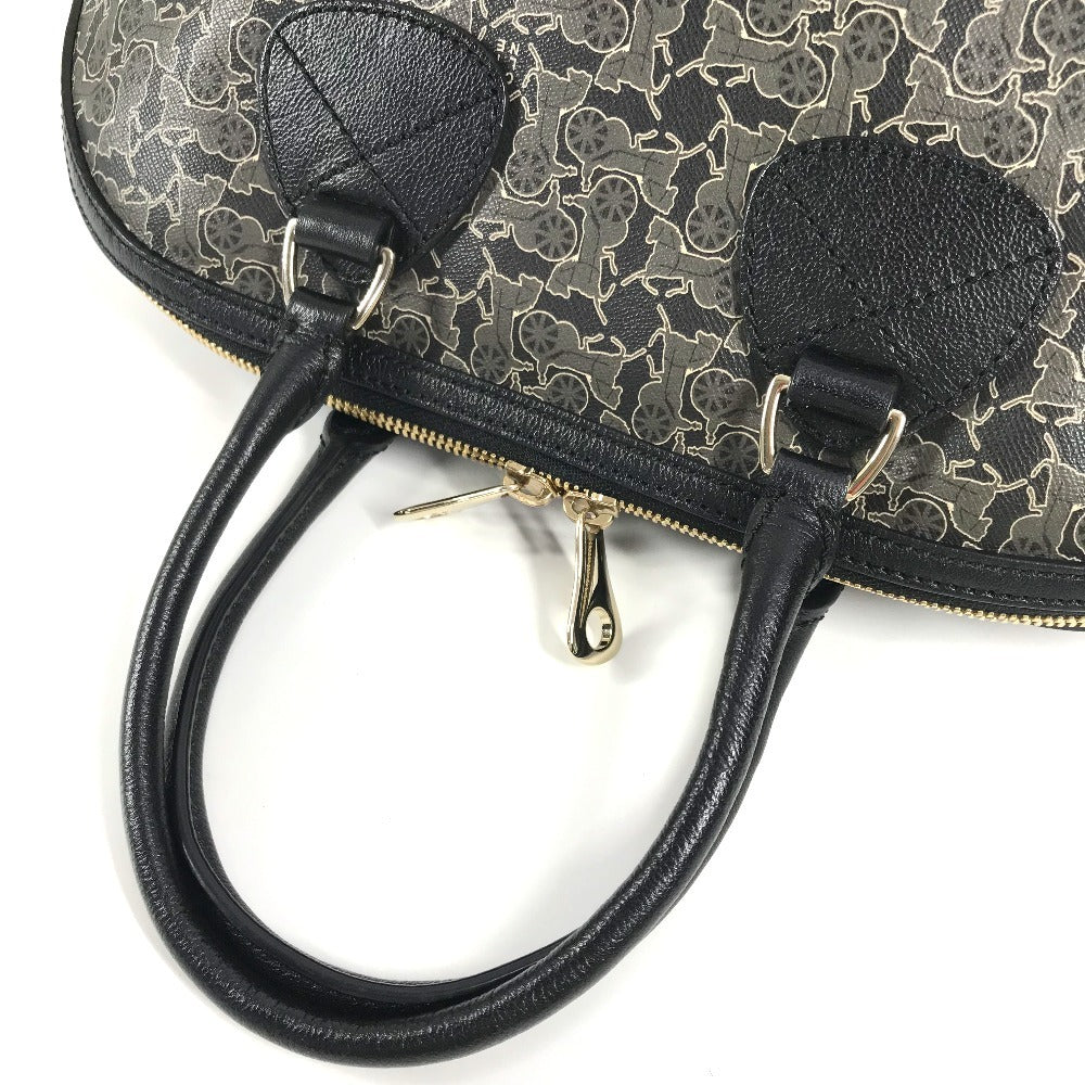CELINE Handbag PVC / Leather black Sulky logo