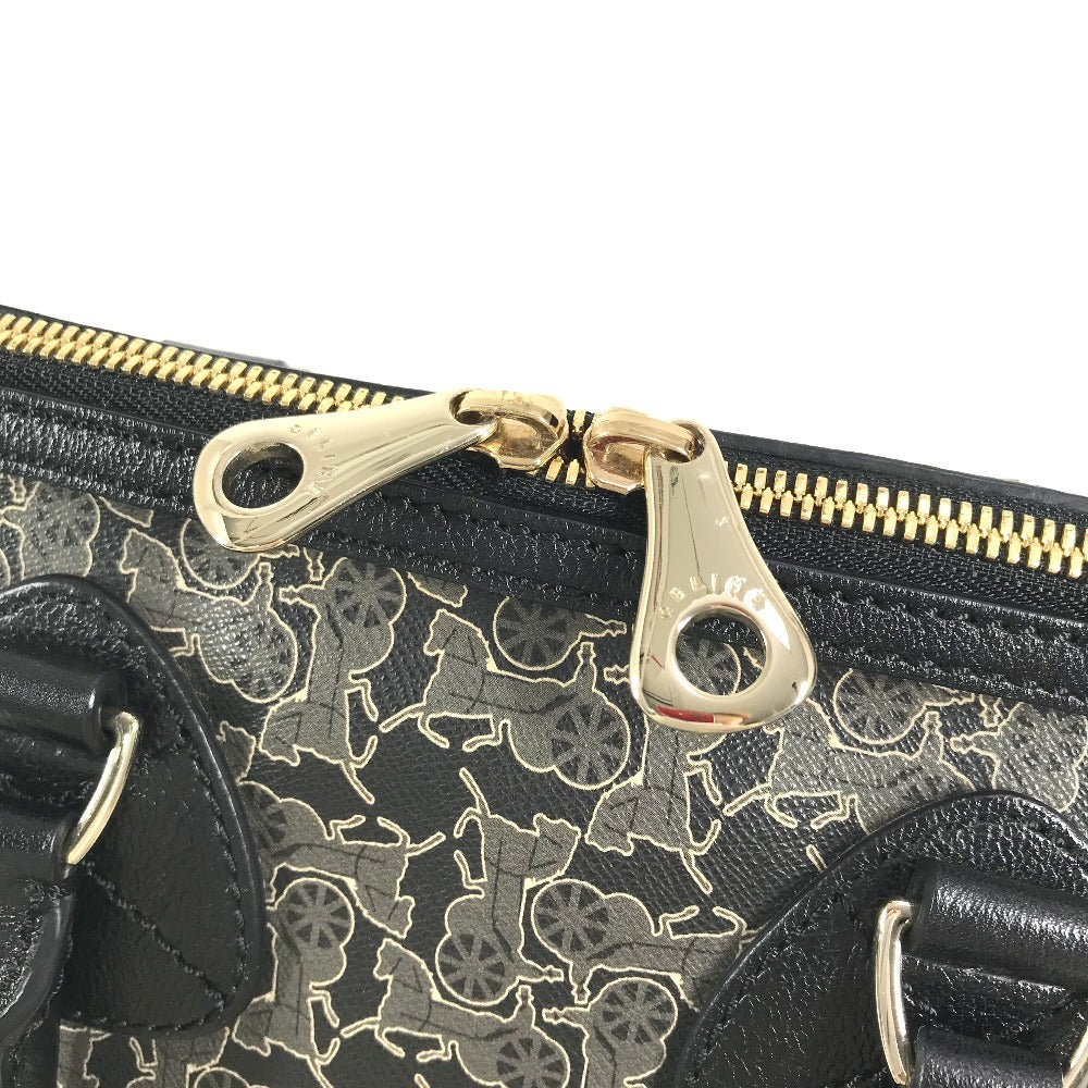 CELINE Handbag PVC / Leather black Sulky logo