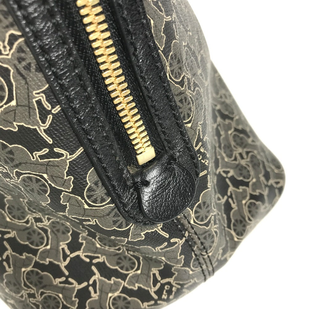 CELINE Handbag PVC / Leather black Sulky logo