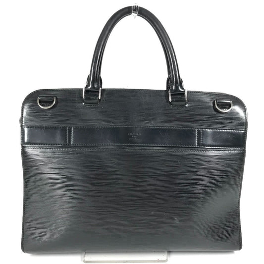LOUIS VUITTON Business bag M54032 Epi Leather black Epi Bassano MM