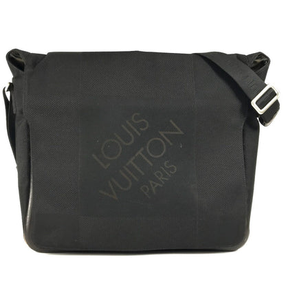 LOUIS VUITTON Shoulder Bag M93225 Damier Jean Canvas black Damier Jean Messager NM
