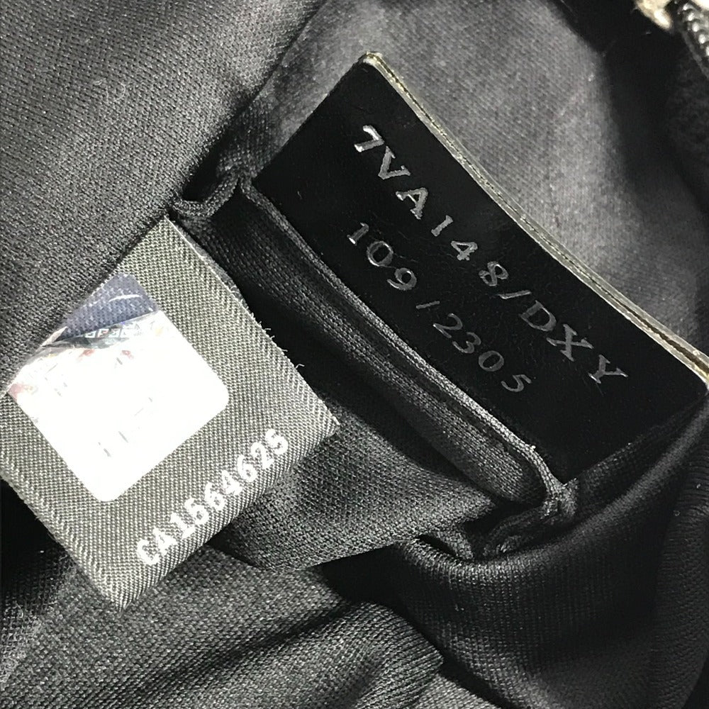 FENDI Shoulder Bag 7VA148 Leather / nylon black Zucca logo