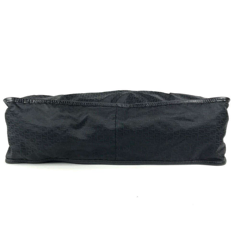 FENDI Shoulder Bag 7VA148 Leather / nylon black Zucca logo