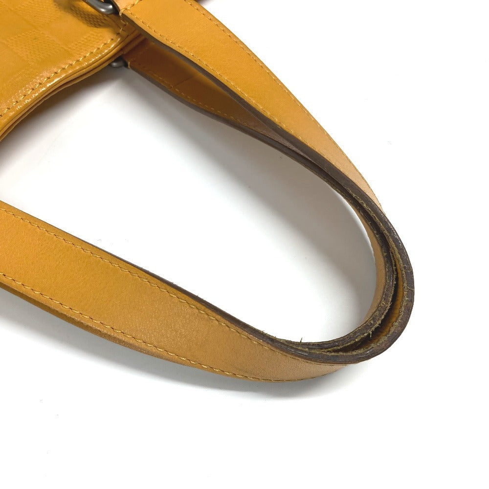 LOUIS VUITTON Tote Bag N41228 Damier Anfini Leather yellow Damier Anfini Tadao