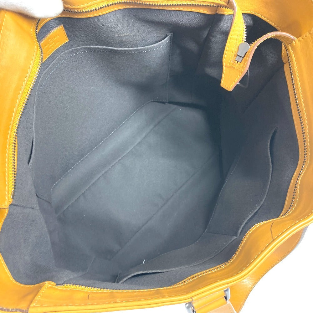 LOUIS VUITTON Tote Bag N41228 Damier Anfini Leather yellow Damier Anfini Tadao