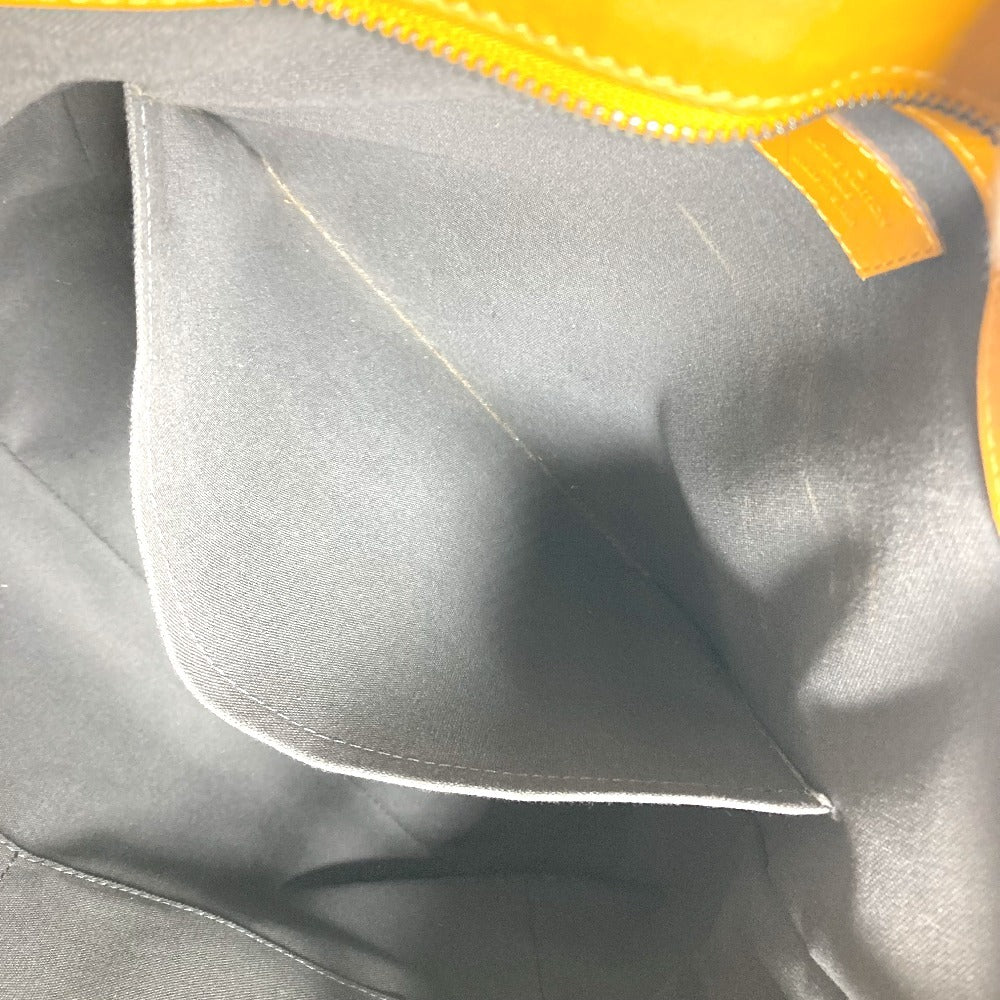 LOUIS VUITTON Tote Bag N41228 Damier Anfini Leather yellow Damier Anfini Tadao