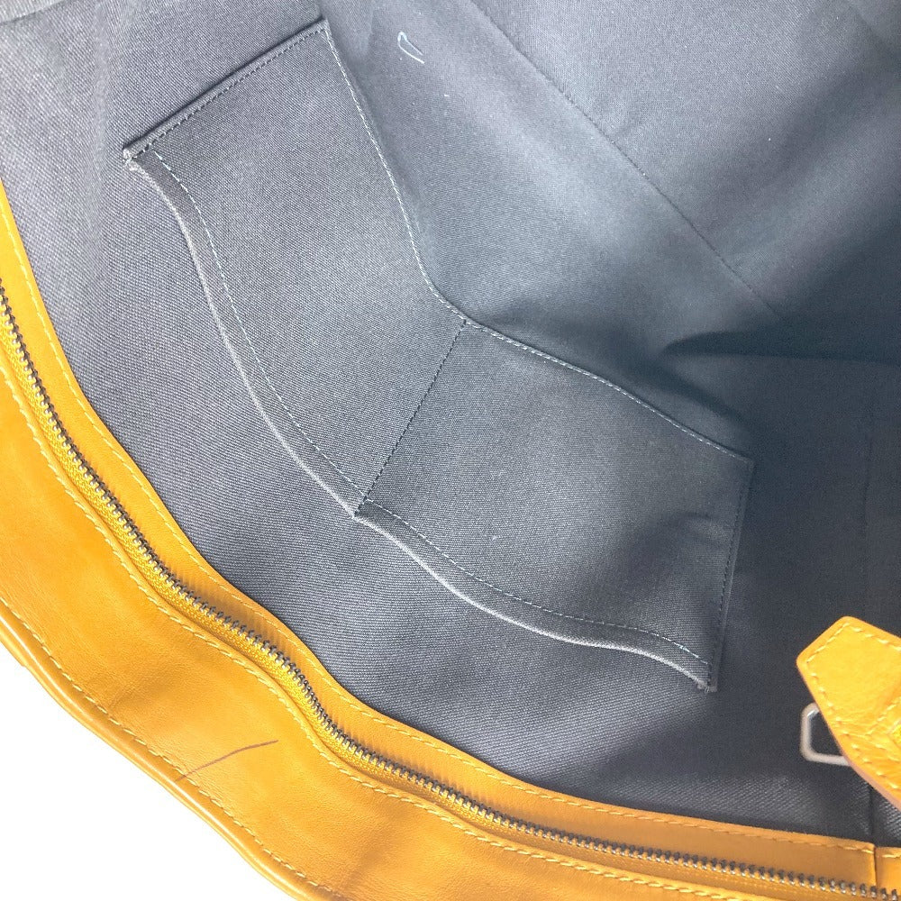 LOUIS VUITTON Tote Bag N41228 Damier Anfini Leather yellow Damier Anfini Tadao