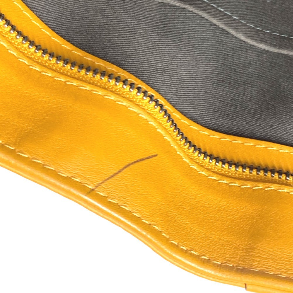 LOUIS VUITTON Tote Bag N41228 Damier Anfini Leather yellow Damier Anfini Tadao