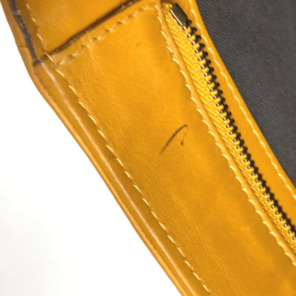 LOUIS VUITTON Tote Bag N41228 Damier Anfini Leather yellow Damier Anfini Tadao