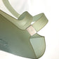CHANEL Tote Bag rubber green Beach bag logo Women Used Authentic