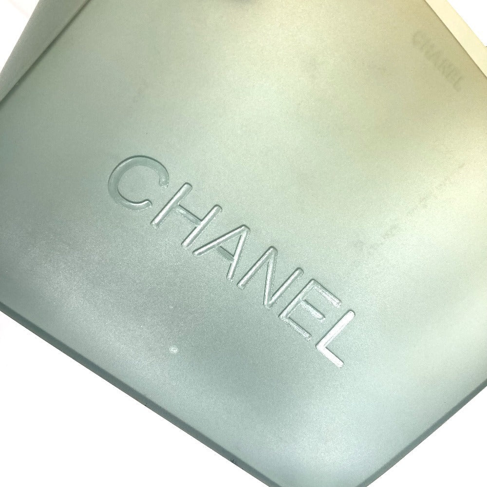 CHANEL Tote Bag rubber green Beach bag logo Women Used Authentic