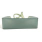 CHANEL Tote Bag rubber green Beach bag logo Women Used Authentic