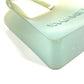 CHANEL Tote Bag rubber green Beach bag logo Women Used Authentic