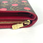 LOUIS VUITTON Folded wallet M95005 Monogram Cherry Canvas Red Monogram Cherry by Takashi Murakami Compact zip