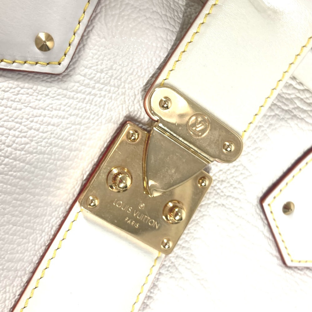 LOUIS VUITTON Handbag M91811 Suhari leather white Suhari Angénieux PM
