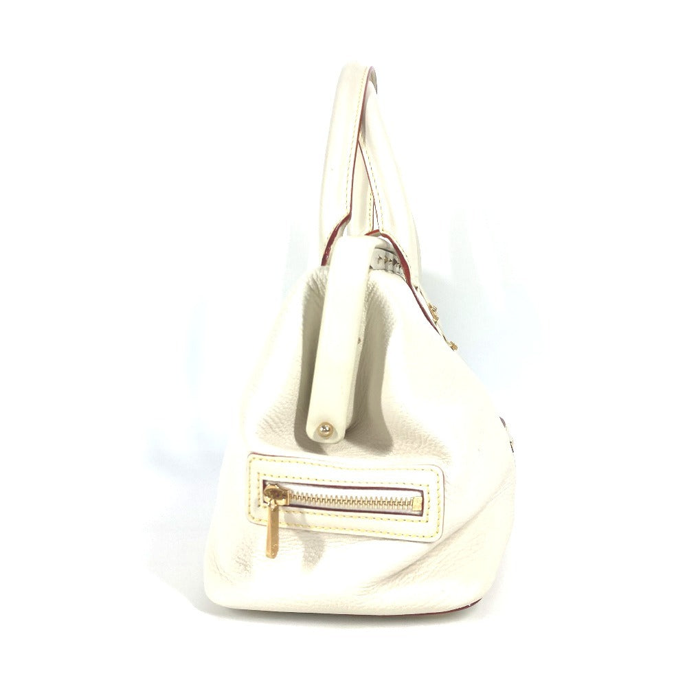 LOUIS VUITTON Handbag M91811 Suhari leather white Suhari Angénieux PM