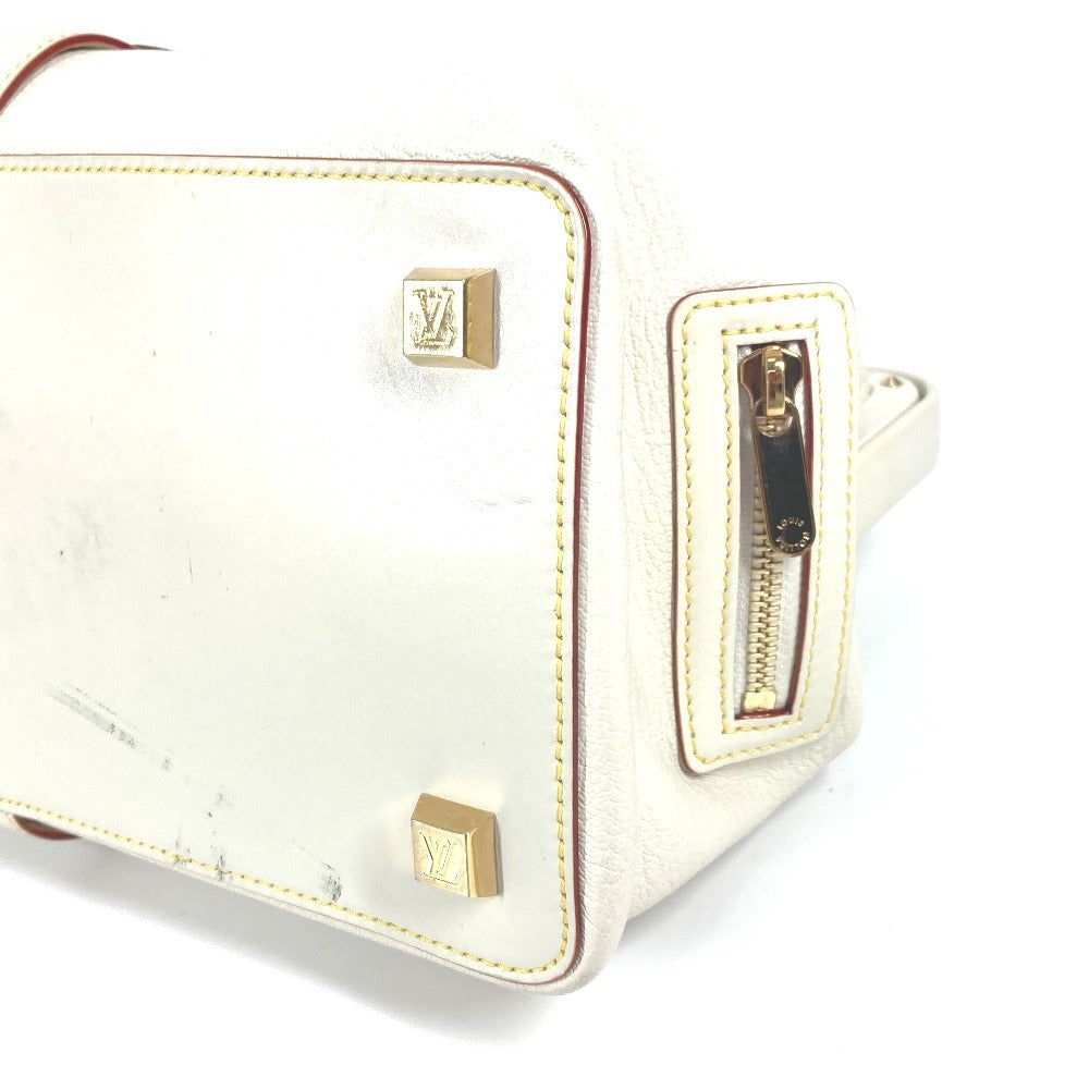 LOUIS VUITTON Handbag M91811 Suhari leather white Suhari Angénieux PM
