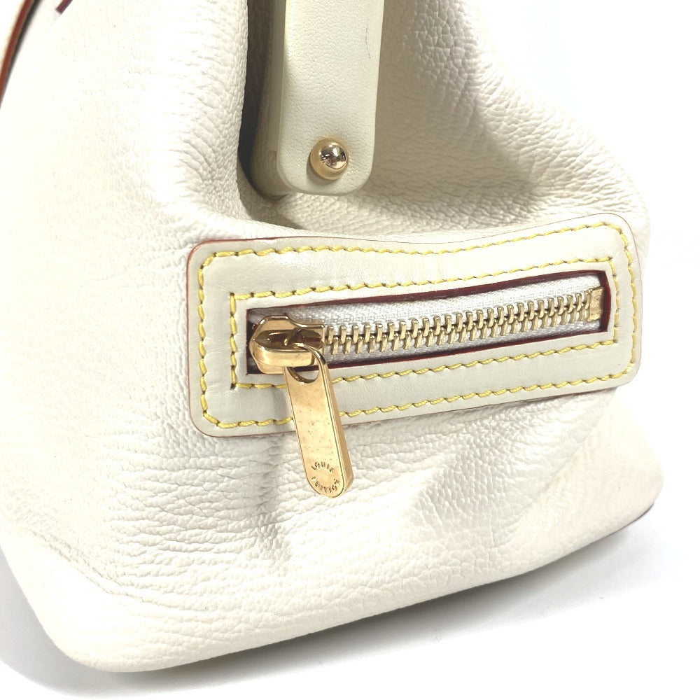 LOUIS VUITTON Handbag M91811 Suhari leather white Suhari Angénieux PM