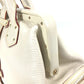 LOUIS VUITTON Handbag M91811 Suhari leather white Suhari Angénieux PM