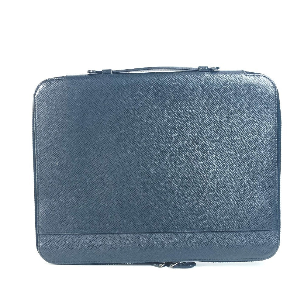 LOUIS VUITTON Clutch bag M32612 Taiga Leather black Taiga Vladimir