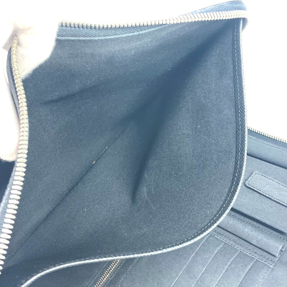 LOUIS VUITTON Clutch bag M32612 Taiga Leather black Taiga Vladimir