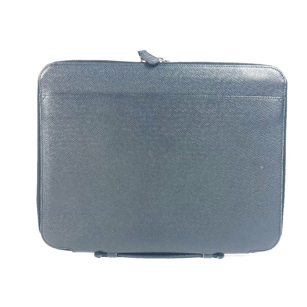 LOUIS VUITTON Clutch bag M32612 Taiga Leather black Taiga Vladimir