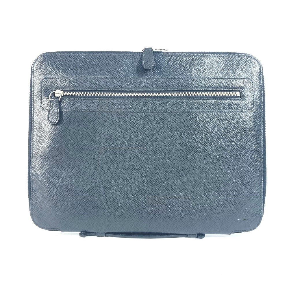LOUIS VUITTON Clutch bag M32612 Taiga Leather black Taiga Vladimir