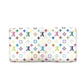 LOUIS VUITTON Long Wallet Purse M93532 Monogram multicolor canvas white Monogram multicolor Portefeuille Sara