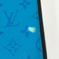 LOUIS VUITTON Long Wallet Purse M30467 Monogram canvas, Taiga leather blue Taigalama Zippy Wallet Vertical