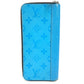 LOUIS VUITTON Long Wallet Purse M30467 Monogram canvas, Taiga leather blue Taigalama Zippy Wallet Vertical
