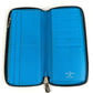 LOUIS VUITTON Long Wallet Purse M30467 Monogram canvas, Taiga leather blue Taigalama Zippy Wallet Vertical