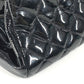 CHANEL Shoulder Bag enamel black Mademoiselle boring bag CC COCO Mark logo Matelasse quilting