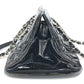 CHANEL Shoulder Bag enamel black Mademoiselle boring bag CC COCO Mark logo Matelasse quilting