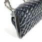 CHANEL Shoulder Bag enamel black Mademoiselle boring bag CC COCO Mark logo Matelasse quilting
