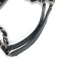 CHANEL Shoulder Bag enamel black Mademoiselle boring bag CC COCO Mark logo Matelasse quilting