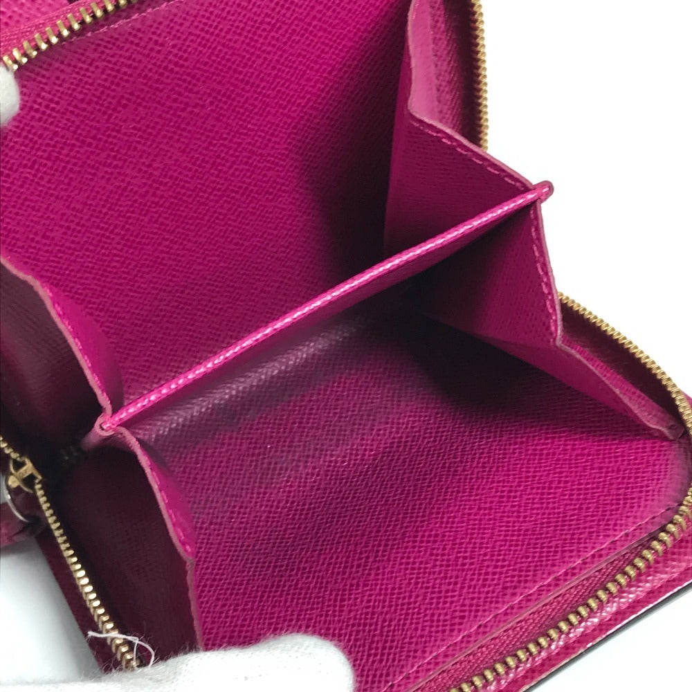 LOUIS VUITTON Folded wallet M95188 Monogram canvas pink Monogram Perfo Compact zip