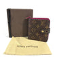 LOUIS VUITTON Folded wallet M95188 Monogram canvas pink Monogram Perfo Compact zip