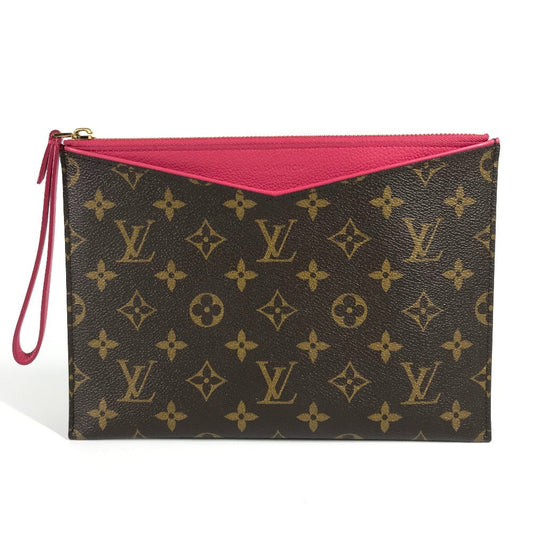 LOUIS VUITTON Clutch bag M60677 Monogram canvas pink Monogram Pochette Palace