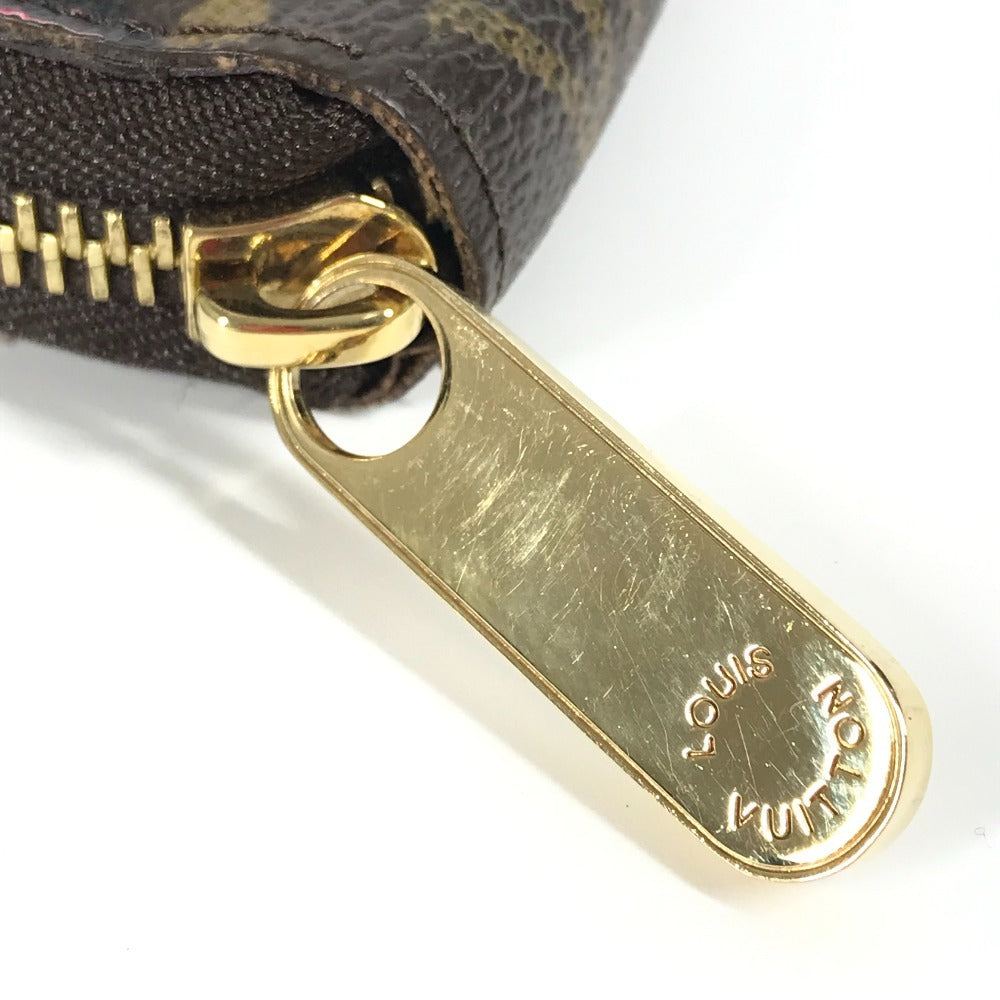 LOUIS VUITTON Long Wallet Purse M93759 Monogram canvas pink Monogram Rose Stephen Sprouse Zippy wallet