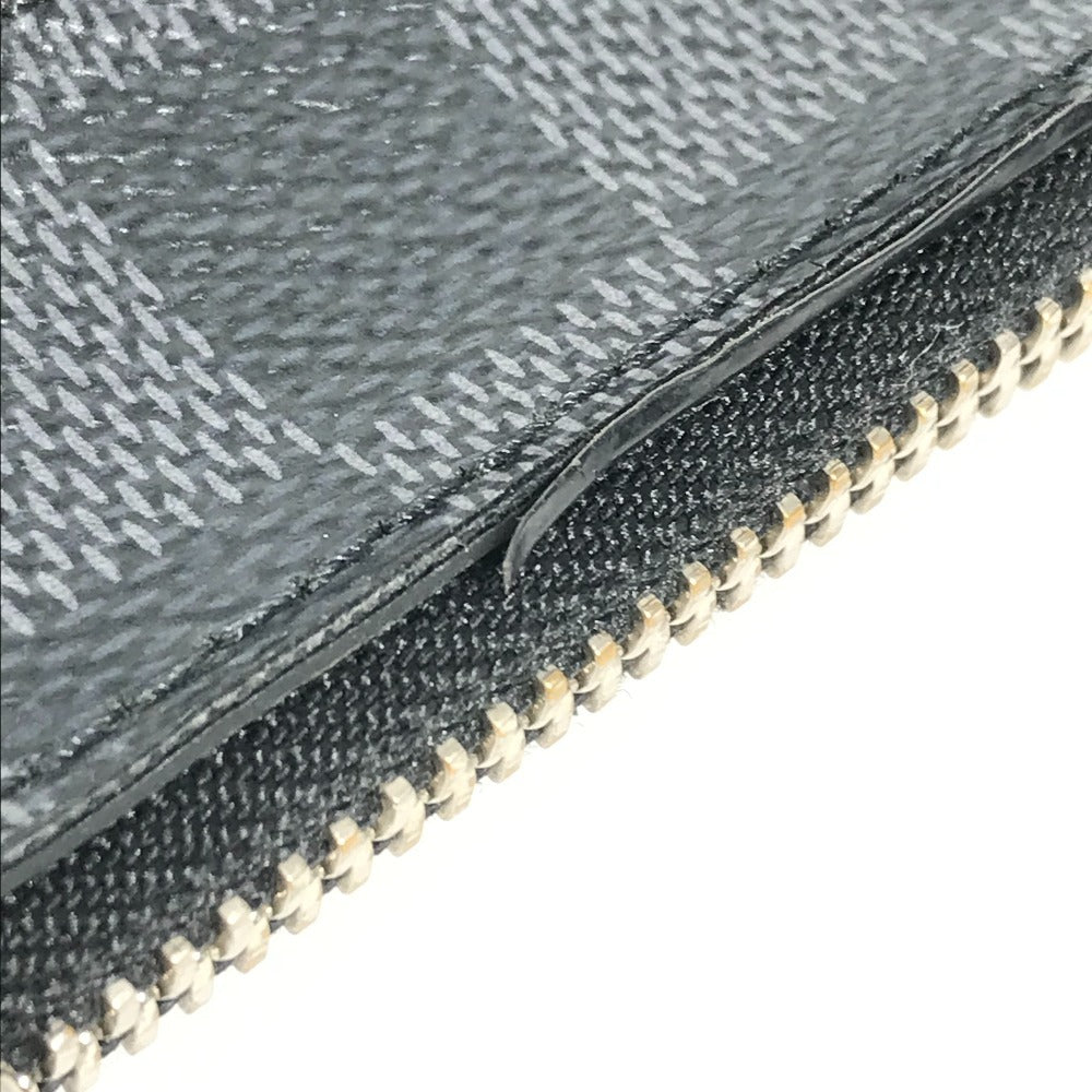 LOUIS VUITTON Clutch bag N60502 Damier Infini Leather , Damier Graphite Canvas black Damier Infinie Graphite Pochette To Go